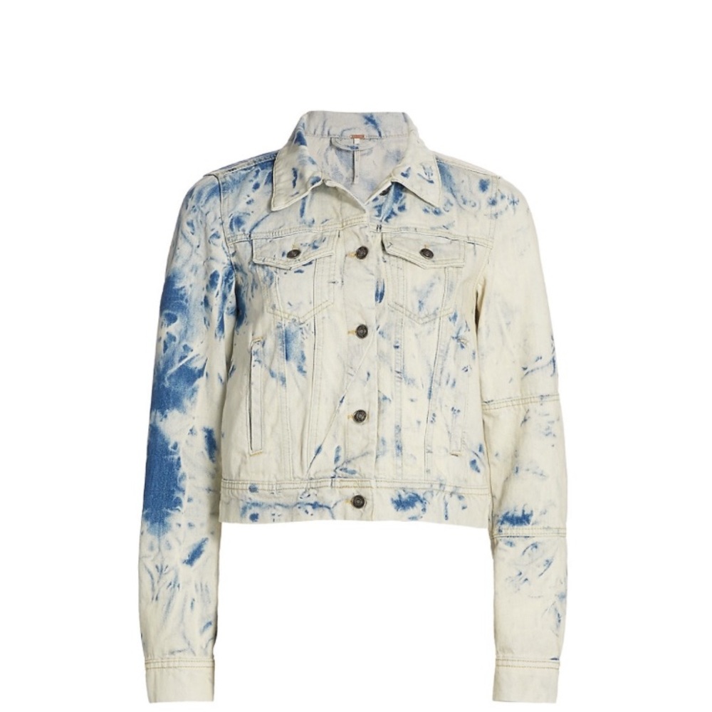 NWT Free People Rumors Denim Jacket Size S